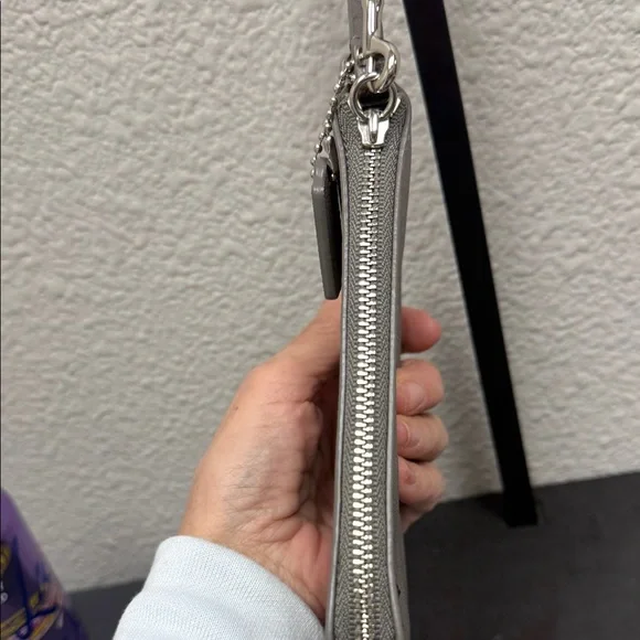 Coach Starry Gray Wristlet - Picture 3 of 8
